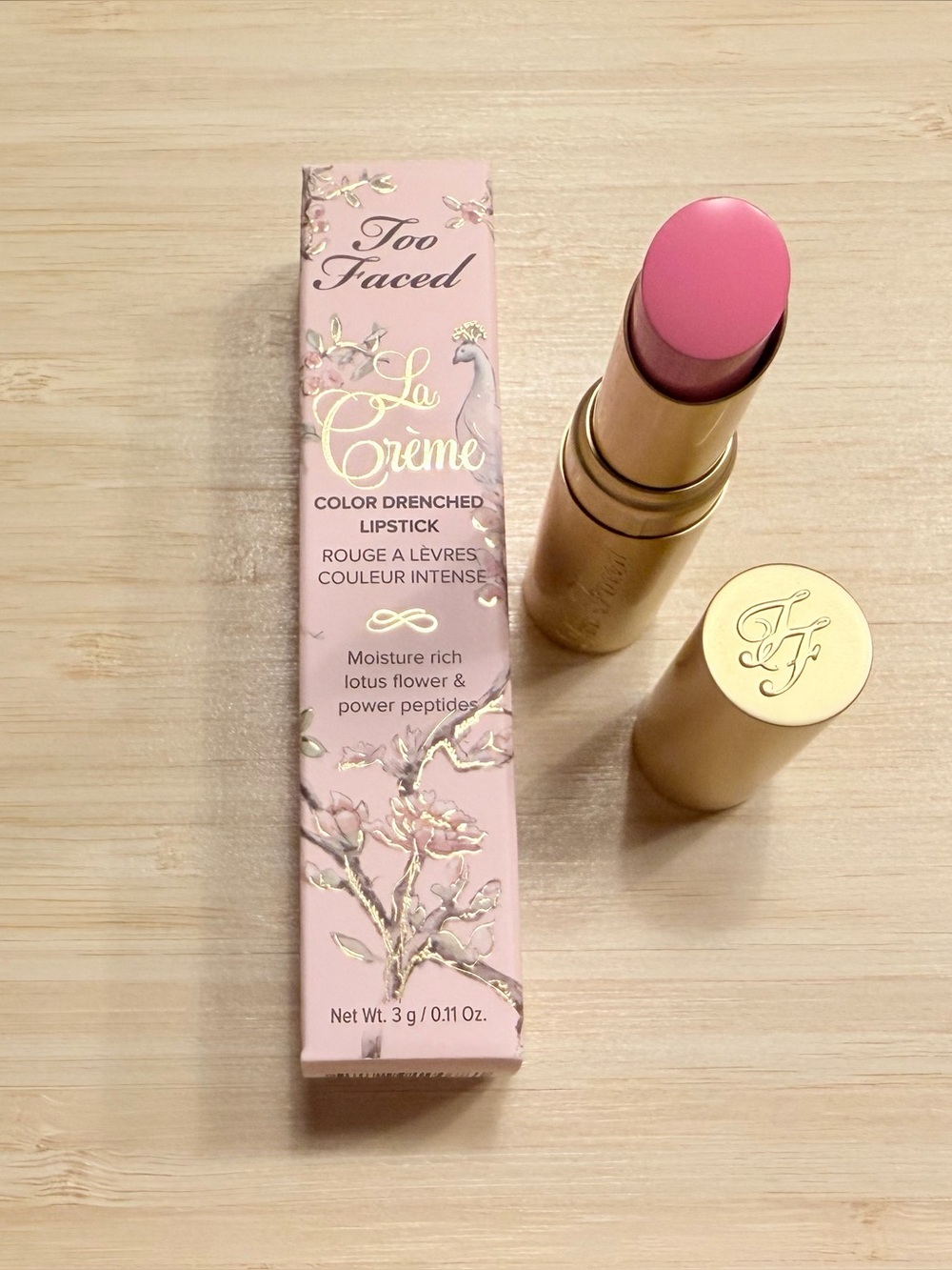 Brand New Too Faced La Creme Double Bubble Lipstick Discontinued NIB